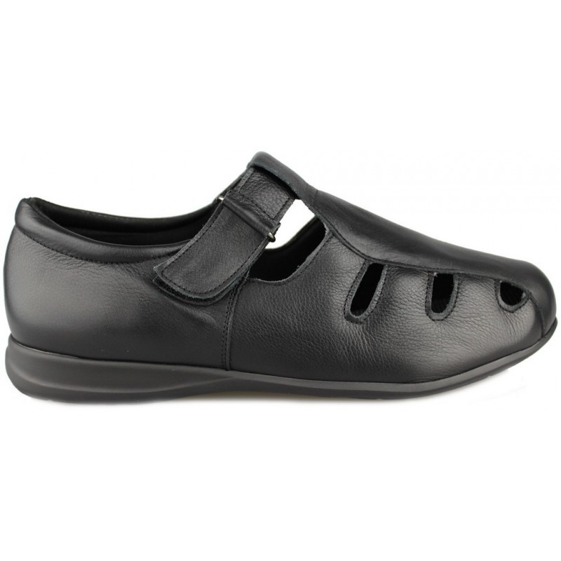 CALZAMEDI BLACK WIDE 15 SANDALO UNISEX NEGRO