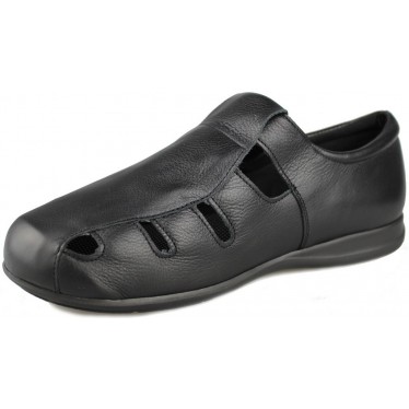 CALZAMEDI BLACK WIDE 15 SANDALO UNISEX NEGRO