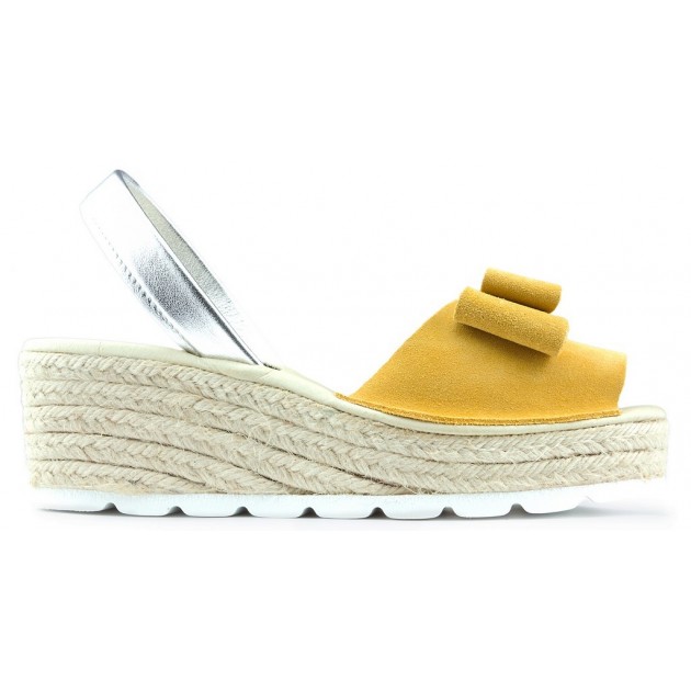 SANDALI CON ZEPPA ARANTXA SERRAJE YUTE CEREAL SANDALI CON ZEPPA ARANTXA SERRAJE YUTE CEREAL