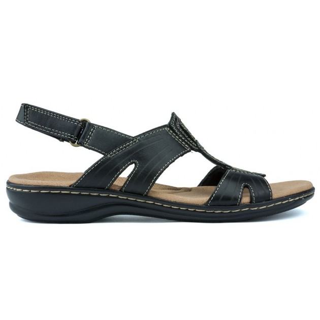 CLARKS SANDALO PALM SHINE0 13285 BLACK LEATHER CLARKS SANDALO PALM SHINE0 13285 BLACK LEATHER