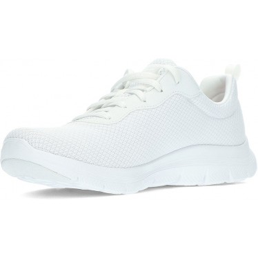 SKECHERS 149303 SNEAKER VISTA BRILLANTE BLANCO