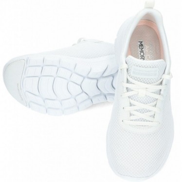 SKECHERS 149303 SNEAKER VISTA BRILLANTE BLANCO