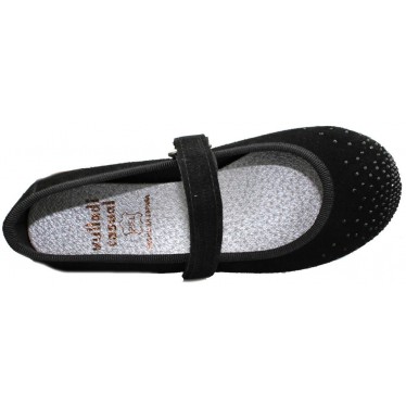 VULLADI SERRAJE PU RAGAZZA BALLERINA COMODA 6408 NEGRO