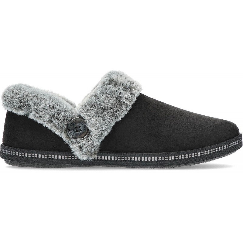 SKECHERS COZY CAMPFIRE PANTOFOLA FRESCA TOAST 167219 BLACK