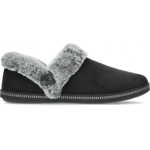 SKECHERS COZY CAMPFIRE PANTOFOLA FRESCA TOAST 167219 BLACK SKECHERS COZY CAMPFIRE PANTOFOLA FRESCA TOAST 167219 BLACK
