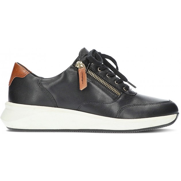 SNEAKERS CLARKS UN RIO ZIP BLACK