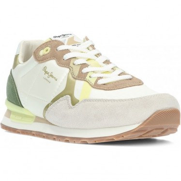 SNEAKERS PEPE JEANS BRIT STAMPA W PLS40010 WHITE