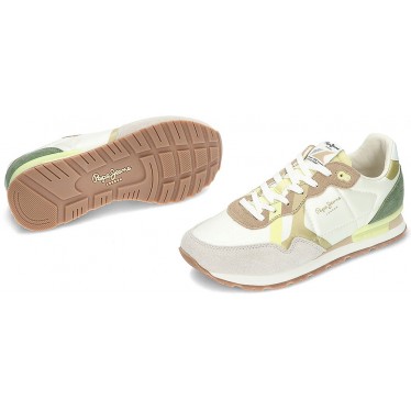 SNEAKERS PEPE JEANS BRIT STAMPA W PLS40010 WHITE