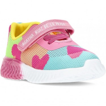 AGATHA RUIZ DE LA PRADA SNEAKER CON CUORI 232920 NARANJA_AZUL