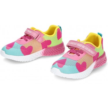 AGATHA RUIZ DE LA PRADA SNEAKER CON CUORI 232920 NARANJA_AZUL