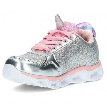 SNEAKERS UNICORNO CON LUCE 29405 PLATA