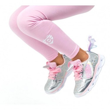 SNEAKERS UNICORNO CON LUCE 29405 PLATA