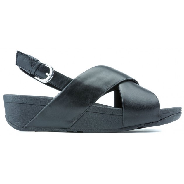 SANDALI FITFLOP LULU CROSS BACK STRAP K03 BLACK SANDALI FITFLOP LULU CROSS BACK STRAP K03 BLACK