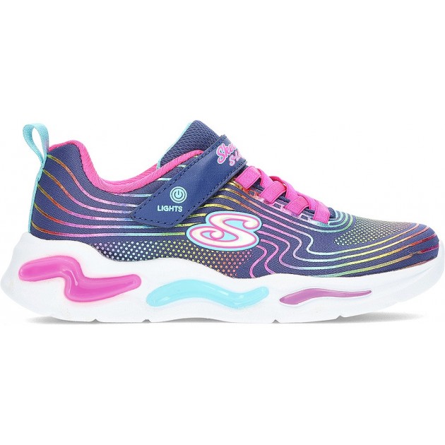 SPORT SKECHERS TRAVI ONDULATE 302338L NAVY_RAINBOW SPORT SKECHERS TRAVI ONDULATE 302338L NAVY_RAINBOW