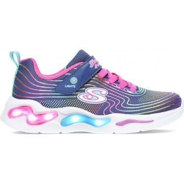 SPORT SKECHERS TRAVI ONDULATE 302338L NAVY_RAINBOW