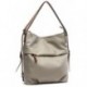 BORSA A ZAINO ABBACINO RICICLATO 80577 TAUPE