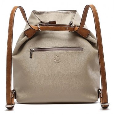 BORSA A ZAINO ABBACINO RICICLATO 80577 TAUPE