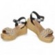 SANDALI PORRONET 2959 TAUPE_NEGRO