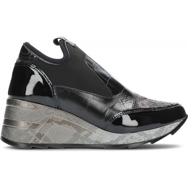 SNEAKERS CETTI VERNICE C-1121 NEGRO SNEAKERS CETTI VERNICE C-1121 NEGRO