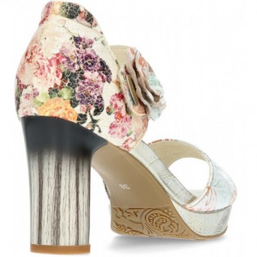 SCARPE CON TACCO LAURA VITA HICAO0523 FLORAL_BEIGE