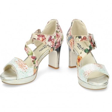 SCARPE CON TACCO LAURA VITA HICAO0523 FLORAL_BEIGE