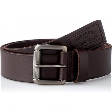 CINTURA SUPERDRY M9210091A BADGEMAN VINTAGE BROWN