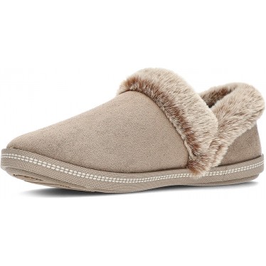 SKECHERS COZY CAMPFIRE PANTOFOLA FRESCA TOAST 167219 DARK_TAUPE