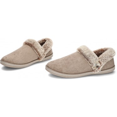SKECHERS COZY CAMPFIRE PANTOFOLA FRESCA TOAST 167219 DARK_TAUPE