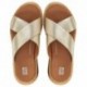 SANDALI FITFLOP F-MODE METAL LTH FT8 PLATINO