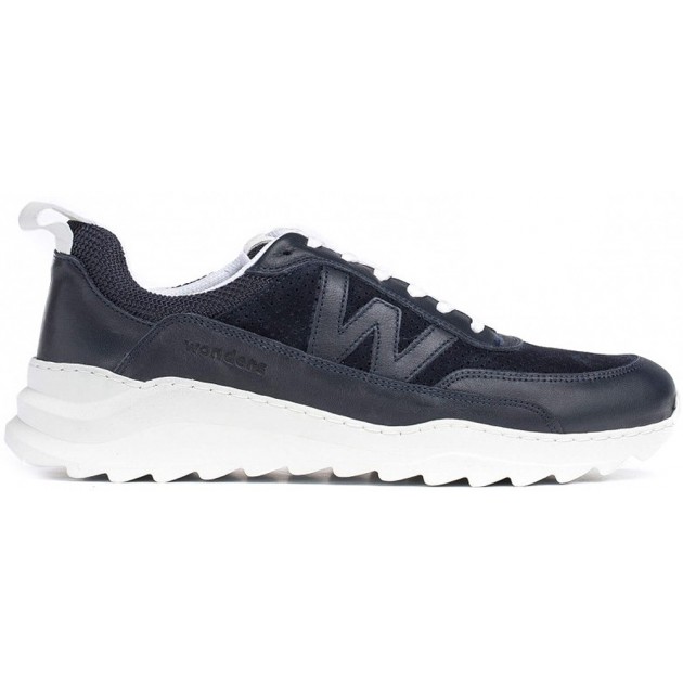 SNEAKERS WONDERS IN PELLE LOGO CB-4202 MARINO SNEAKERS WONDERS IN PELLE LOGO CB-4202 MARINO