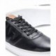 SNEAKERS IN PELLE GOFFRATA MERAVIGLIE CB-3920 NEGRO