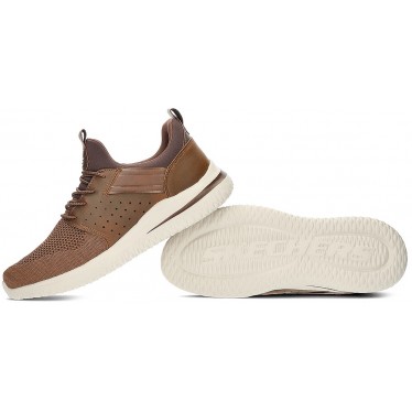 SKECHERS SPORTIVI DELSON 3.0 CICAD 210238 MARRON