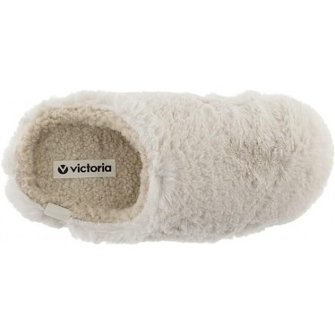 PANTOFOLE VICTORIA 1081101 CAPELLO MORBIDO BEIGE