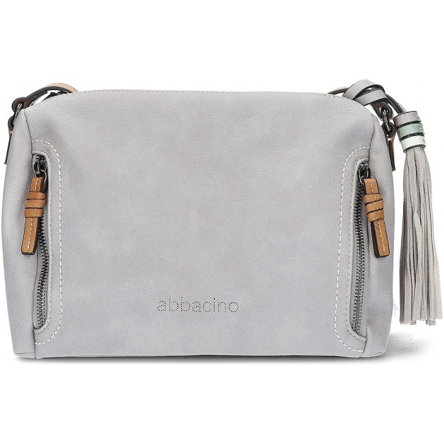 ABBACINO BORSA A TRACOLLA CON NAPPA 80569 GRIS