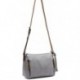 ABBACINO BORSA A TRACOLLA CON NAPPA 80569 GRIS
