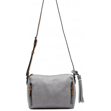 ABBACINO BORSA A TRACOLLA CON NAPPA 80569 GRIS