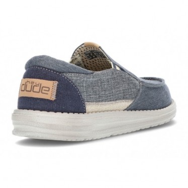 SCARPE DUDE THAD D1119 CHAMBRAY_BLUE