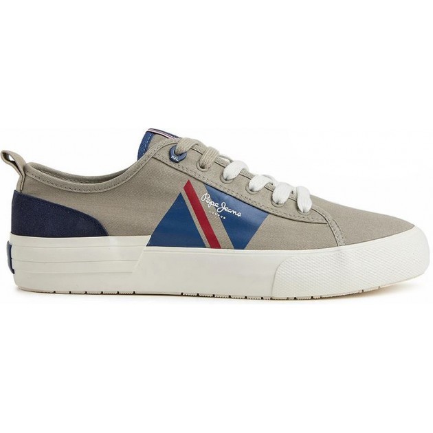 PEPE JEANS SNEAKERS ALLEN FLAG PMS30903 STONE PEPE JEANS SNEAKERS ALLEN FLAG PMS30903 STONE