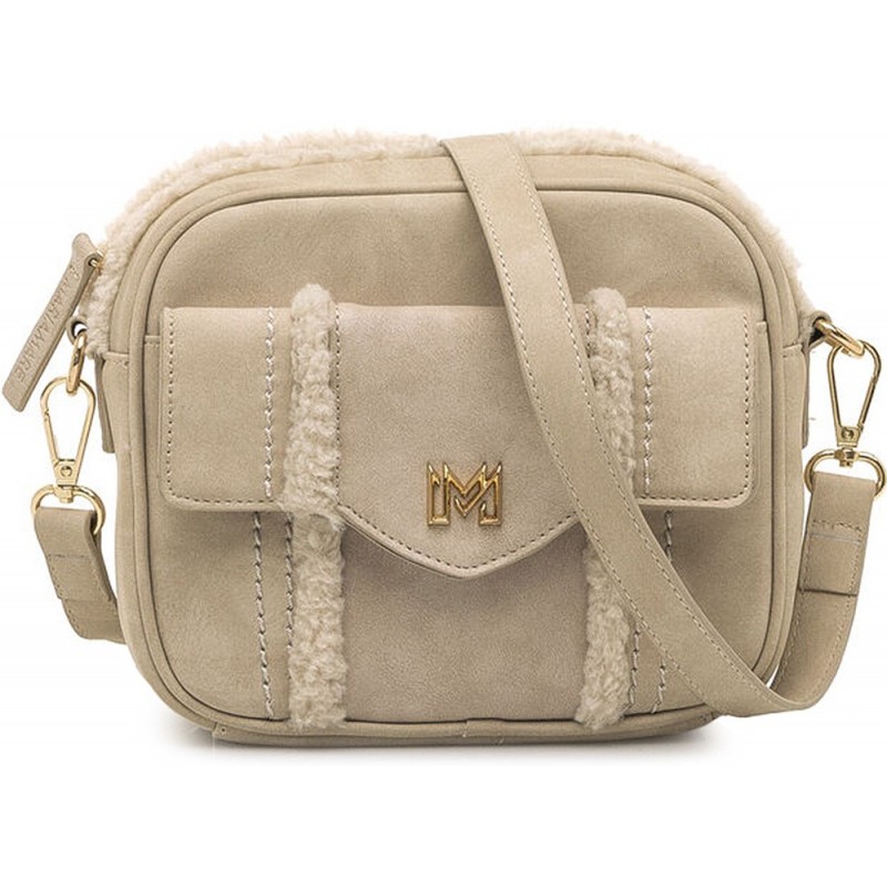 BORSA A TRACOLLA MARIAMARE SAGE MINI BEIGE