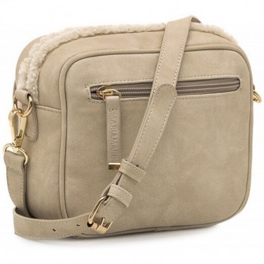 BORSA A TRACOLLA MARIAMARE SAGE MINI BEIGE