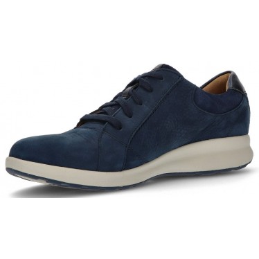 SNEAKER DI PIZZO ADORN CLARKS NAVY