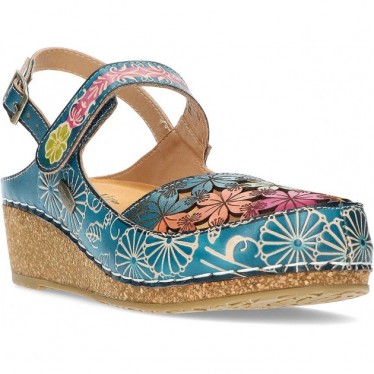 LAURA VITA SANDALI FACSCINEO0121 AZUL_FLORAL