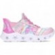 SPORT CON LUCI SKECHERS GALAXY LIGHTS 303707L PINK_RAINBOW