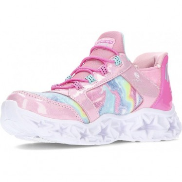 SPORT CON LUCI SKECHERS GALAXY LIGHTS 303707L PINK_RAINBOW