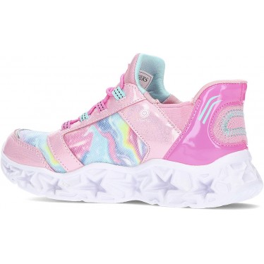 SPORT CON LUCI SKECHERS GALAXY LIGHTS 303707L PINK_RAINBOW
