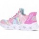 SPORT CON LUCI SKECHERS GALAXY LIGHTS 303707L PINK_RAINBOW