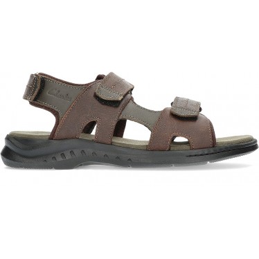 SANDALI CLARKS WALKFORD DARK_BROWN