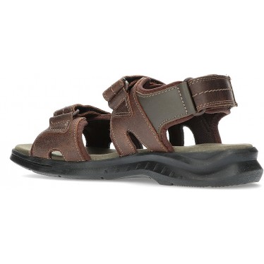 SANDALI CLARKS WALKFORD DARK_BROWN