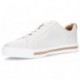 SCARPE CLARKS UN MAUI LACE W LARGHEZZA SPECIALE BLANCO