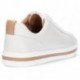 SCARPE CLARKS UN MAUI LACE W LARGHEZZA SPECIALE BLANCO